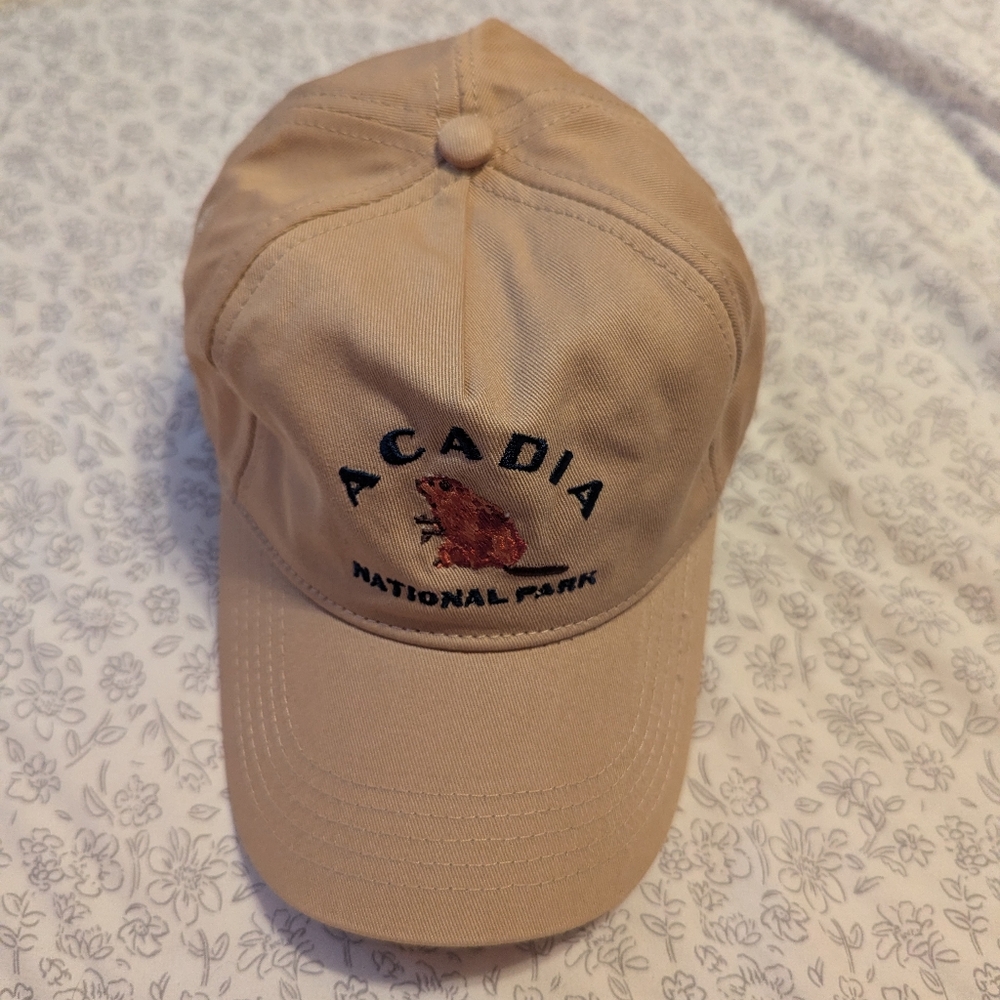 Acadia National Park Tan Cap - J Crew X National Park Foundation